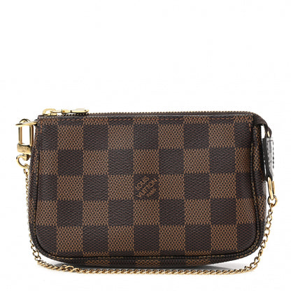 Louis Vuitton Damier Ebene Mini Pochette Accessories 1 of 7