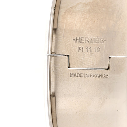 Hermes Enamel Printed Wide Couvertures et Tenues de Jour Clic Clac H Bracelet PM Color Patch 4 of 4