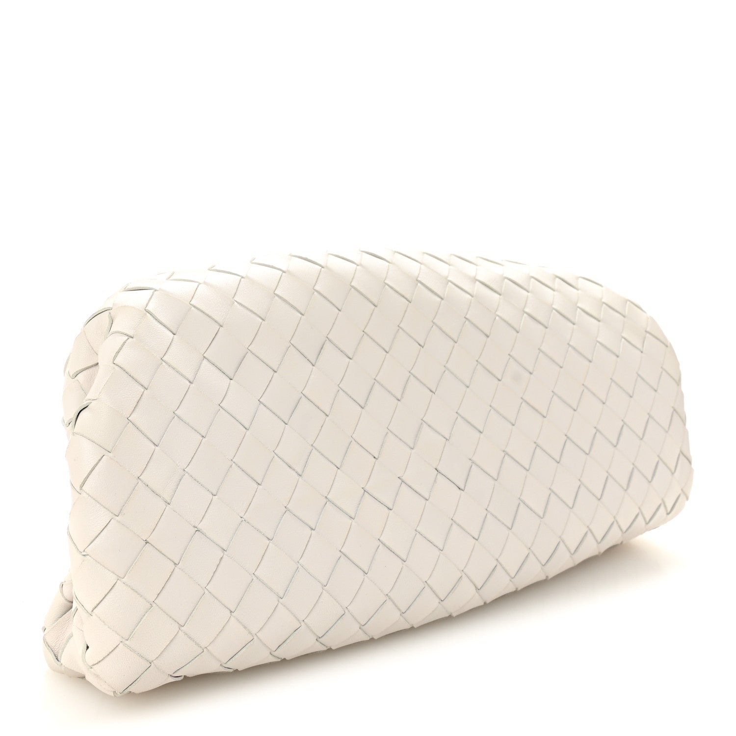 Bottega Veneta Nappa Maxi Intreccio The Pouch Oversized Clutch Plaster 4 of 10