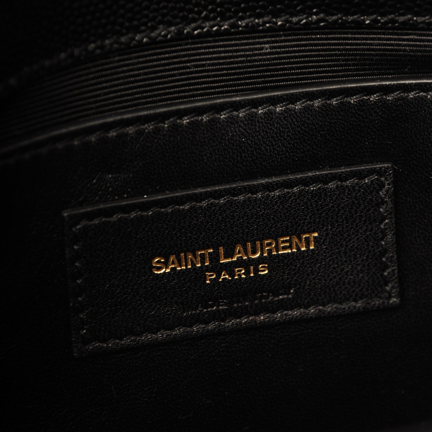 Saint Laurent Grain De Poudre Small Monogram Kate Satchel Black 7 of 7