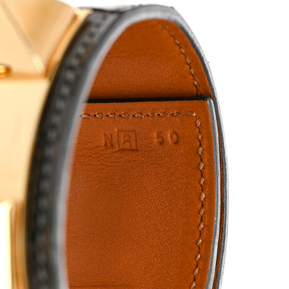Hermes Shiny Alligator Collier De Chien CDC Bracelet S Macassar 6 of 7
