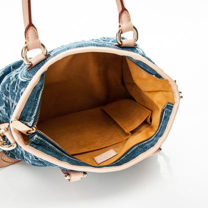 Louis Vuitton Denim Neo Cabby MM Blue 5 of 7