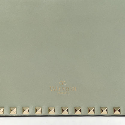 Valentino Garavani Nappa Rockstud Wristlet Clutch Green Tea Sorbet 9 of 13