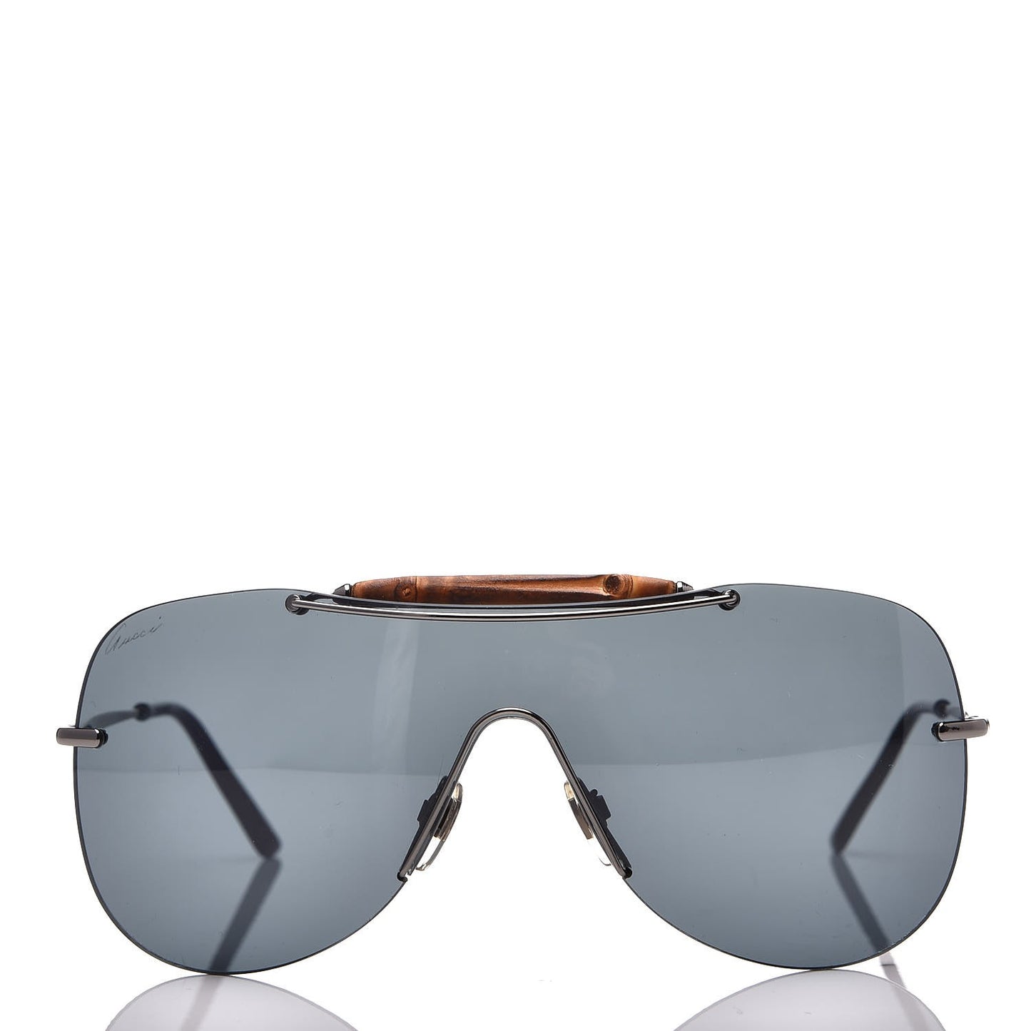 Metal Bamboo Shield GG 4262/S Sunglasses Black