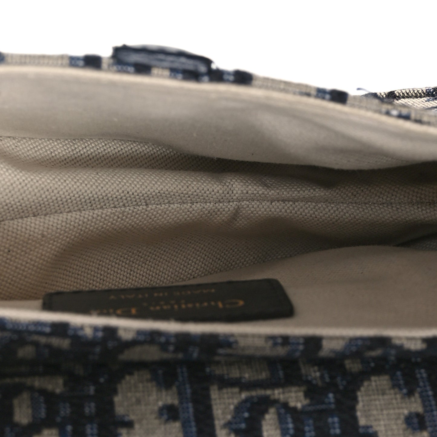 Oblique Mini Saddle Bag Blue