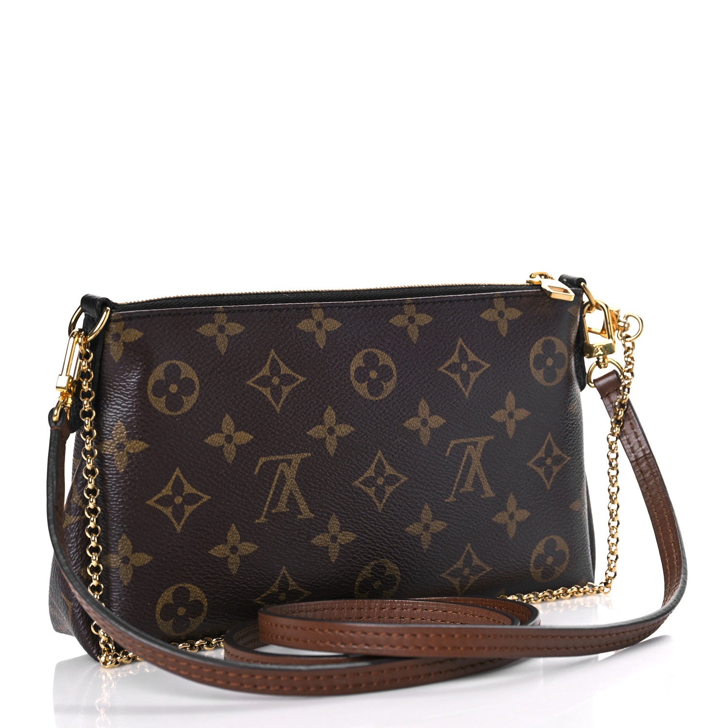 Louis Vuitton Monogram Pallas Clutch Black 3 of 8