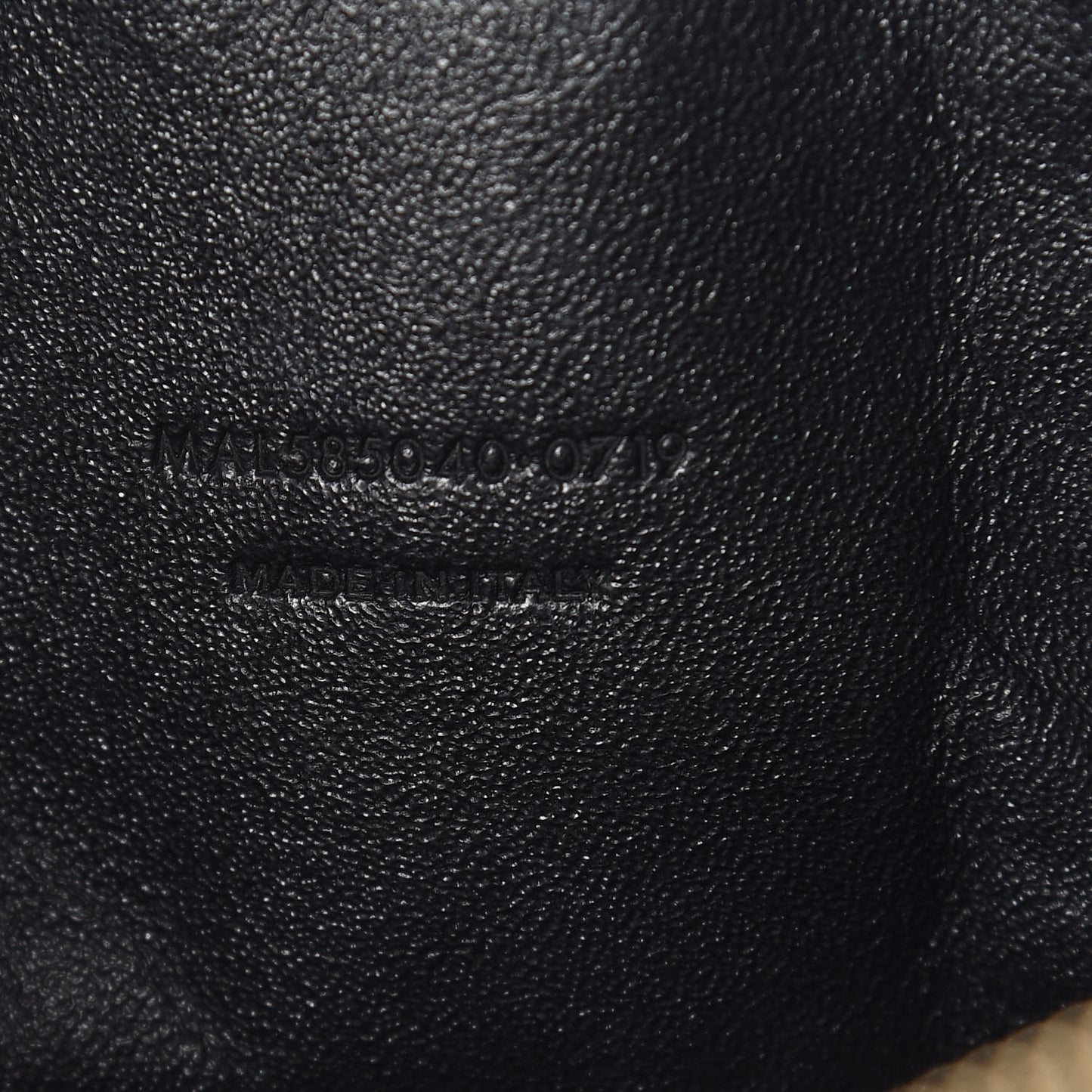 Grain De Poudre Matelasse Monogram Mini Lou Camera Bag Black