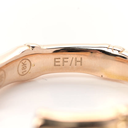 John Hardy 18K Yellow Gold Small Bamboo Hoop Earrings 5 of 6