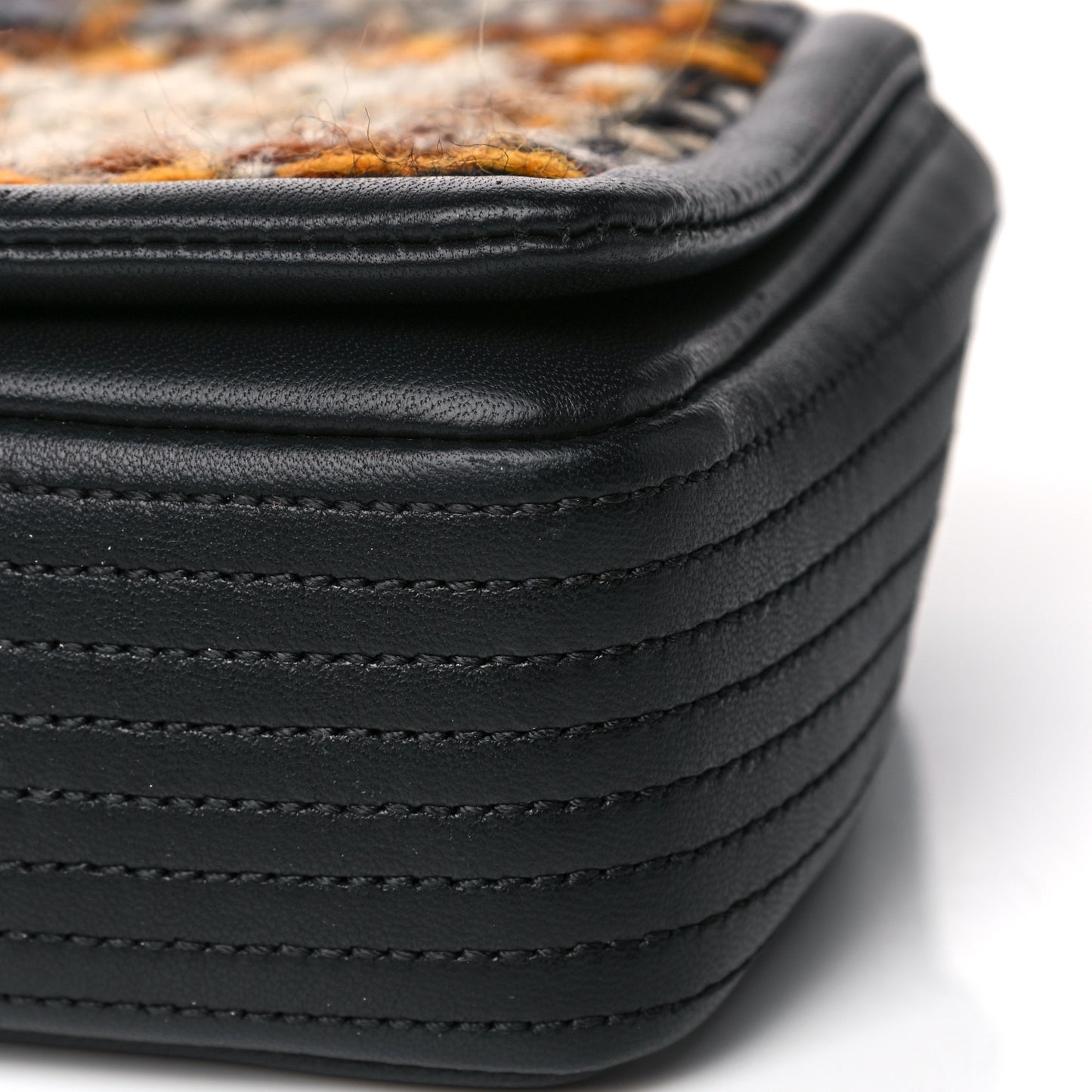 Tweed Lola Bag Black