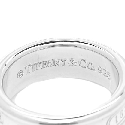 Tiffany Sterling Silver 1837 Band Ring 52 6 4 of 5