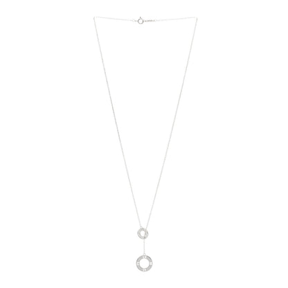 Tiffany Sterling Silver Atlas Lariat Pendant Necklace 3 of 4