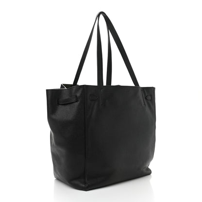 Celine Soft Grained Calfskin Small Belt Cabas Phantom Black 3 of 23