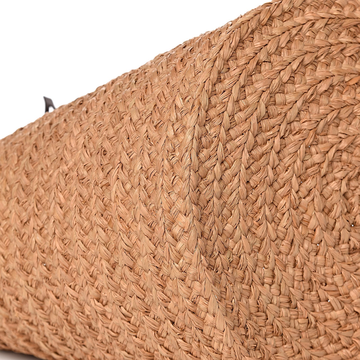 Saint Laurent Raffia Calfskin Medium Panier Tote 7 of 9