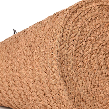 Saint Laurent Raffia Calfskin Medium Panier Tote 7 of 9