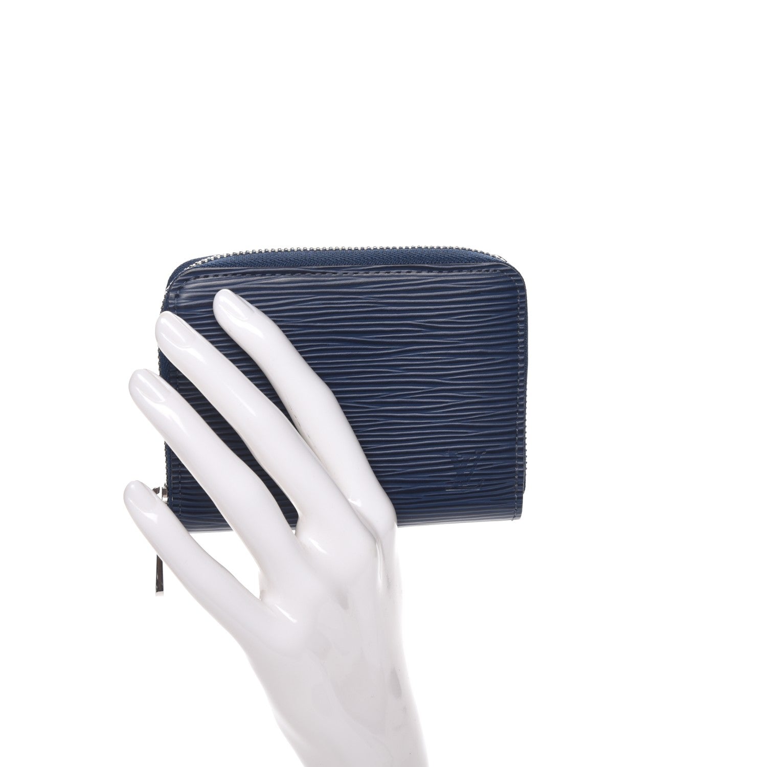 Louis Vuitton Epi Zippy Coin Purse Indigo 2 of 8