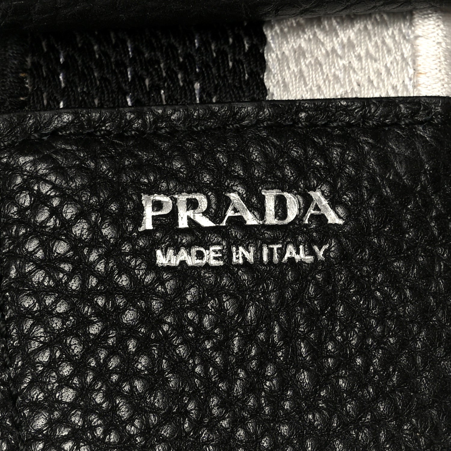 Prada Vitello Daino Soft Drawstring Bucket Bag Black 1867476