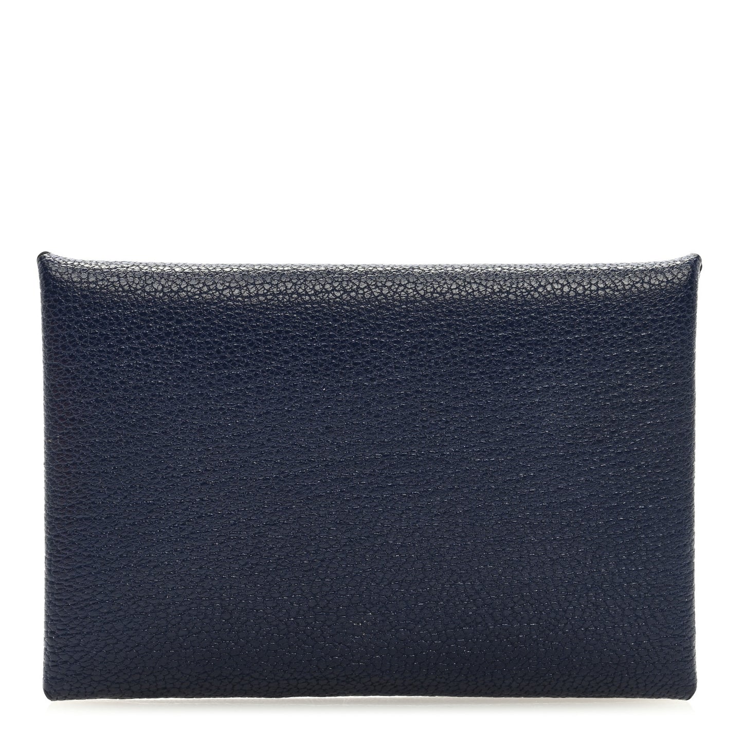Chevre Mysore Calvi Card Case Bleu Saphir