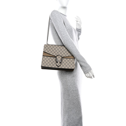 Gucci GG Supreme Monogram Medium Dionysus Shoulder Bag Taupe 2 of 10