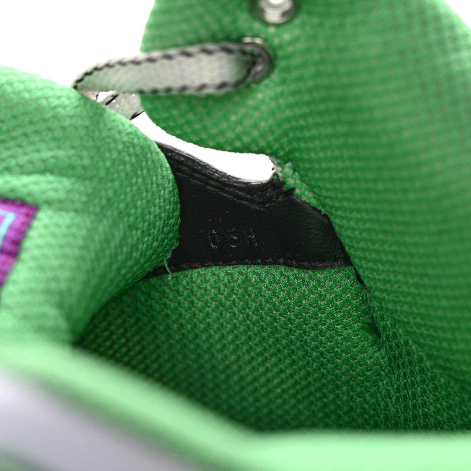 Gucci Demetra Mens Basket High Top Sneakers 8 Holly Green Great White Black 11 of 28