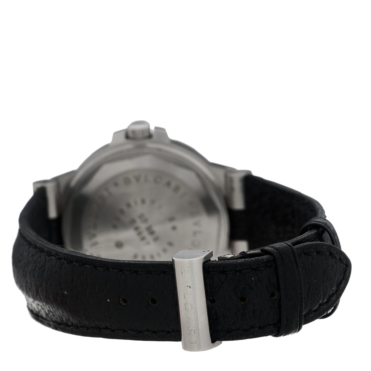 Stainless Steel Calfskin 38mm Diagono Scuba Automatic Watch Black