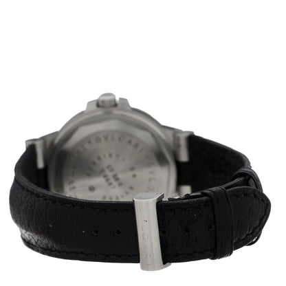 Bulgari Stainless Steel Calfskin 38mm Diagono Scuba Automatic Watch Black 3 of 4
