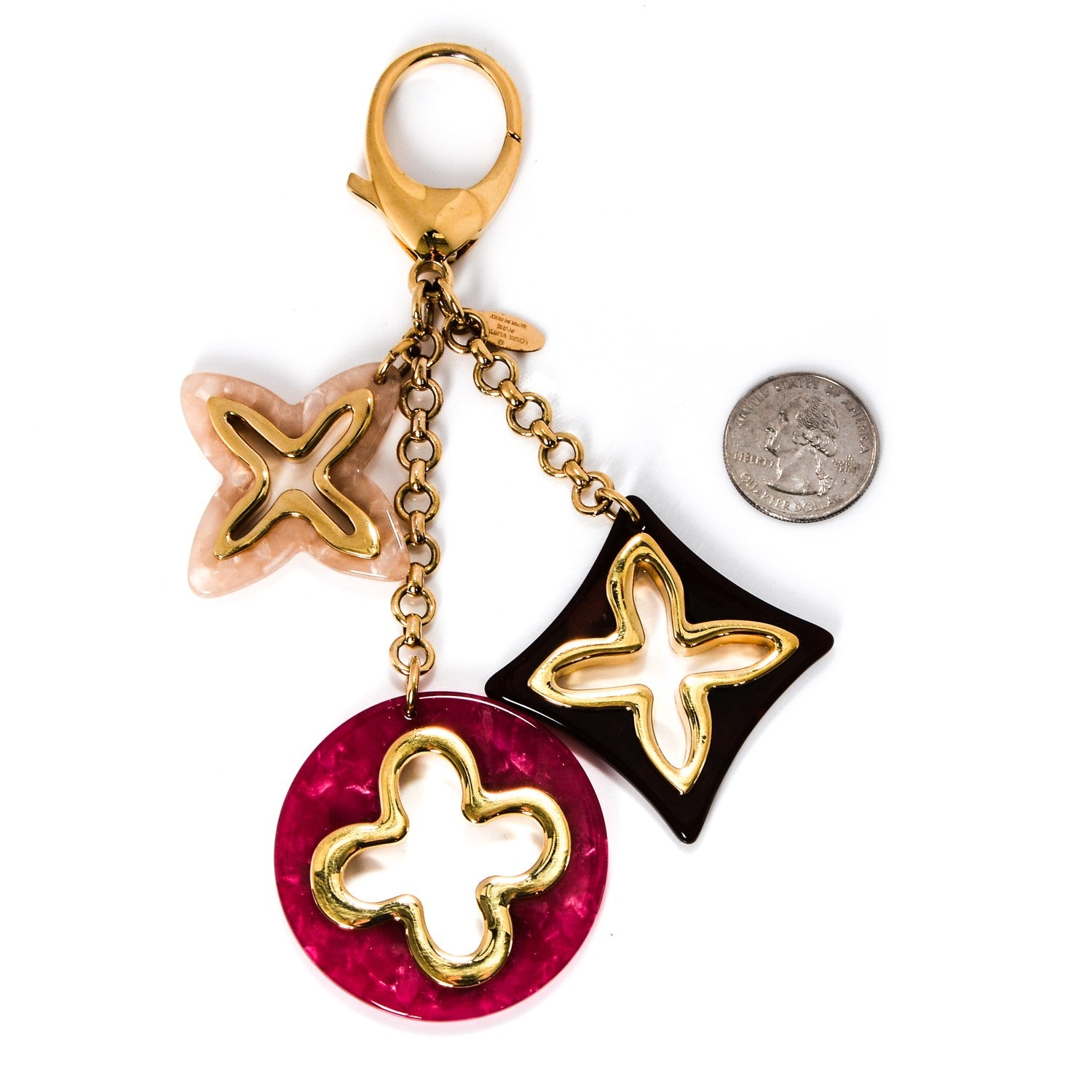 Louis Vuitton Insolence Bag Charm Amarante 2 of 4