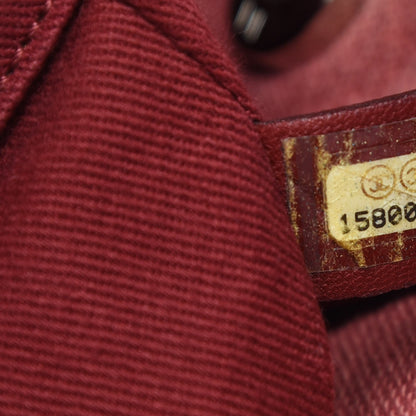 Chanel Canvas Large Deauville Tote Red 8 of 9