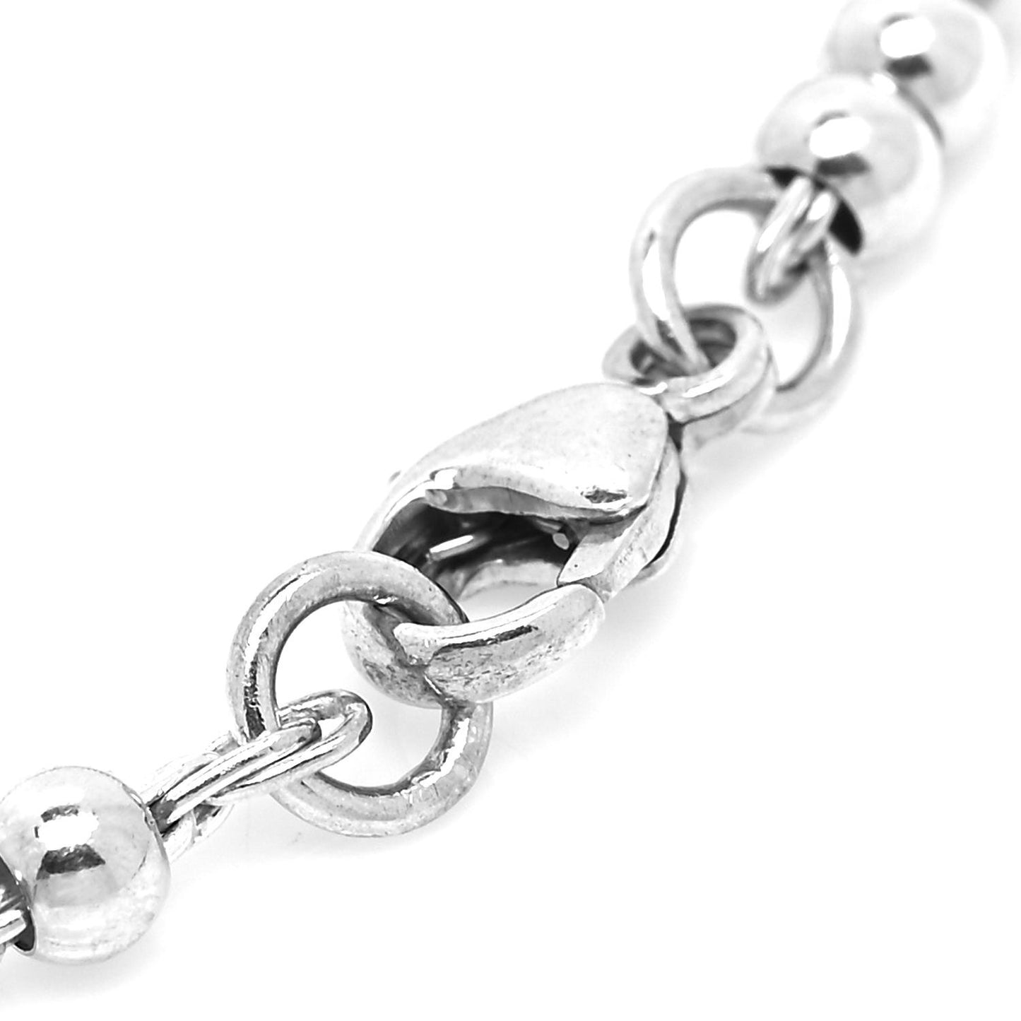 Sterling Silver 3mm Return to Tiffany Heart Lock Bead Bracelet