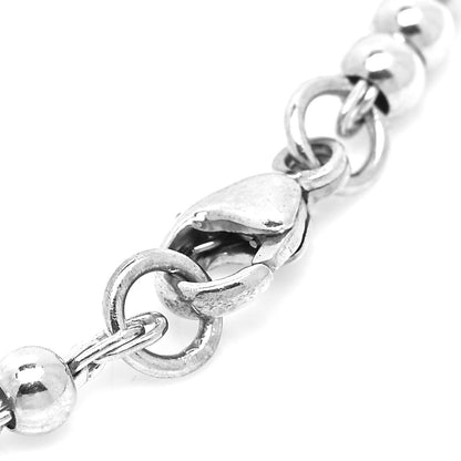 Tiffany Sterling Silver 3mm Return to Tiffany Heart Lock Bead Bracelet 5 of 5