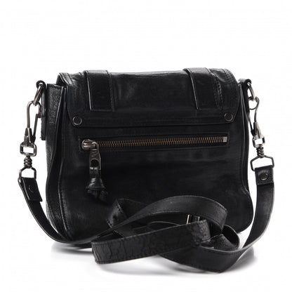 Proenza Schouler Lambskin PS1 Mini Pouch Messenger Black 3 of 13