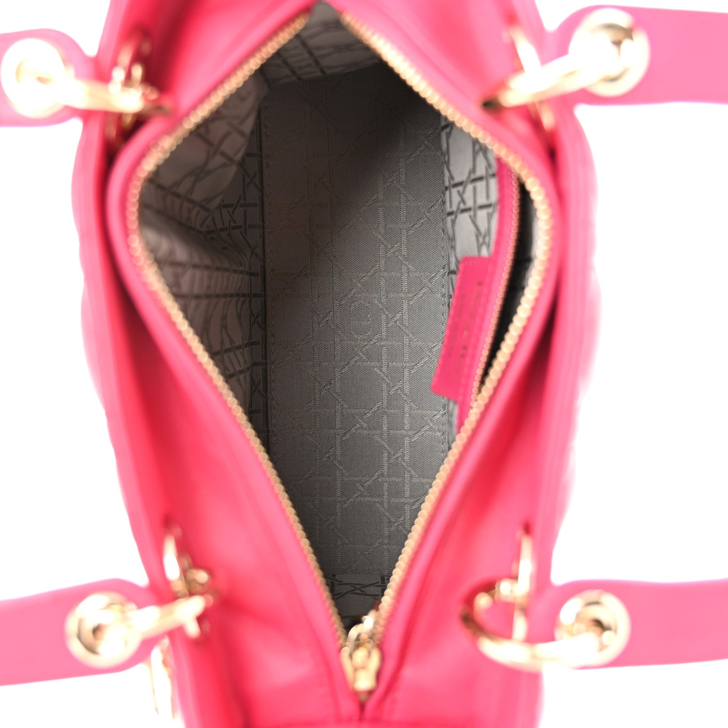 Christian Dior Lambskin Cannage Medium Lady Dior Pink 5 of 10