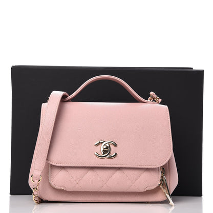 Chanel Caviar Quilted Mini Business Affinity Flap Light Pink 9 of 9