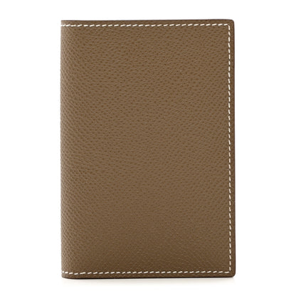 Hermes Epsom MC2 Euclide Card Holder Case Etoupe 1 of 6