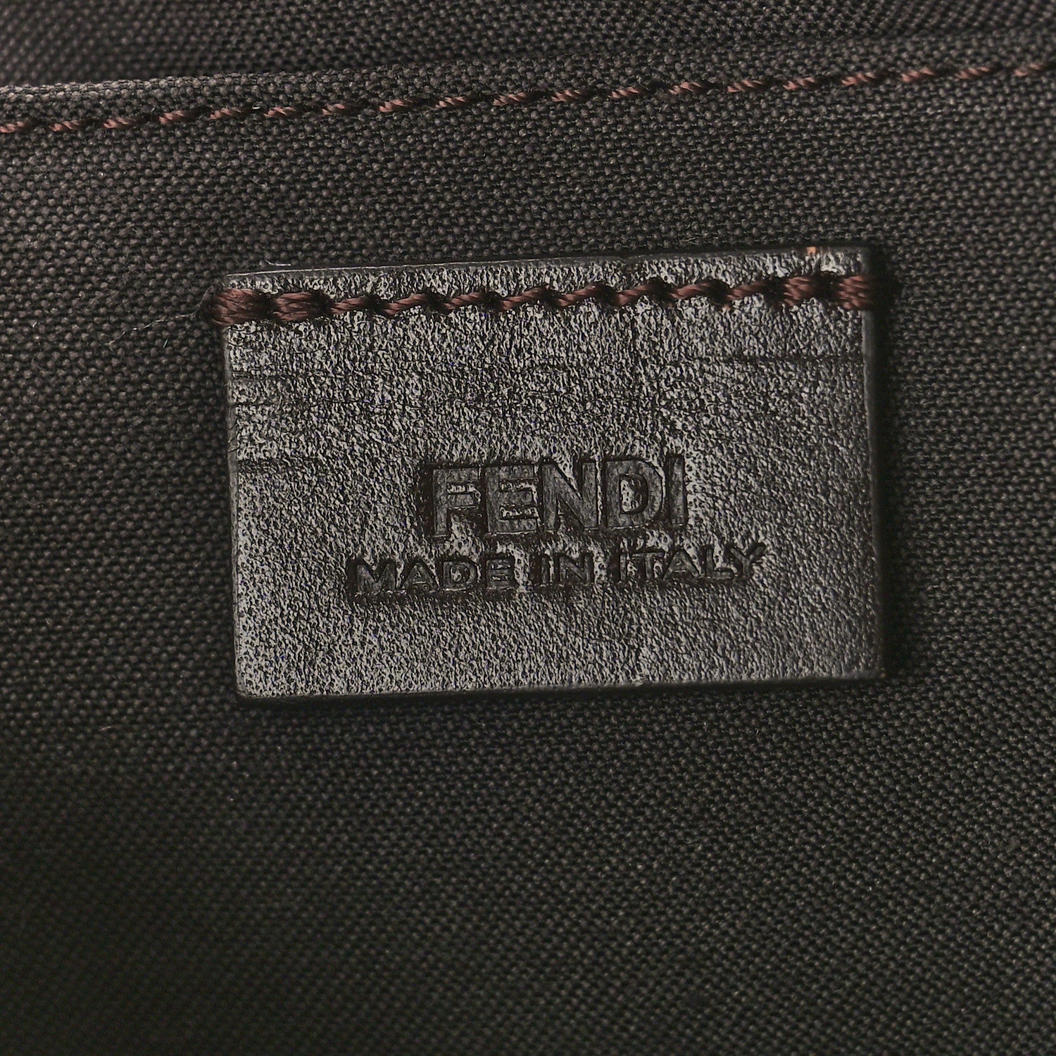 Fendi Zucchino Spalmati FF Multicolor Pochette Tobacco Multicolor 6 of 10