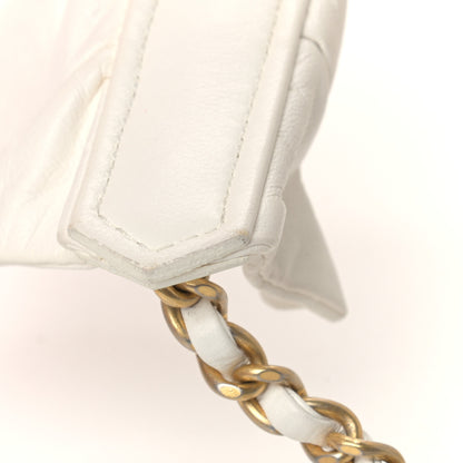 Chanel Lambskin Quilted Mini Romance Square Flap White 17 of 19