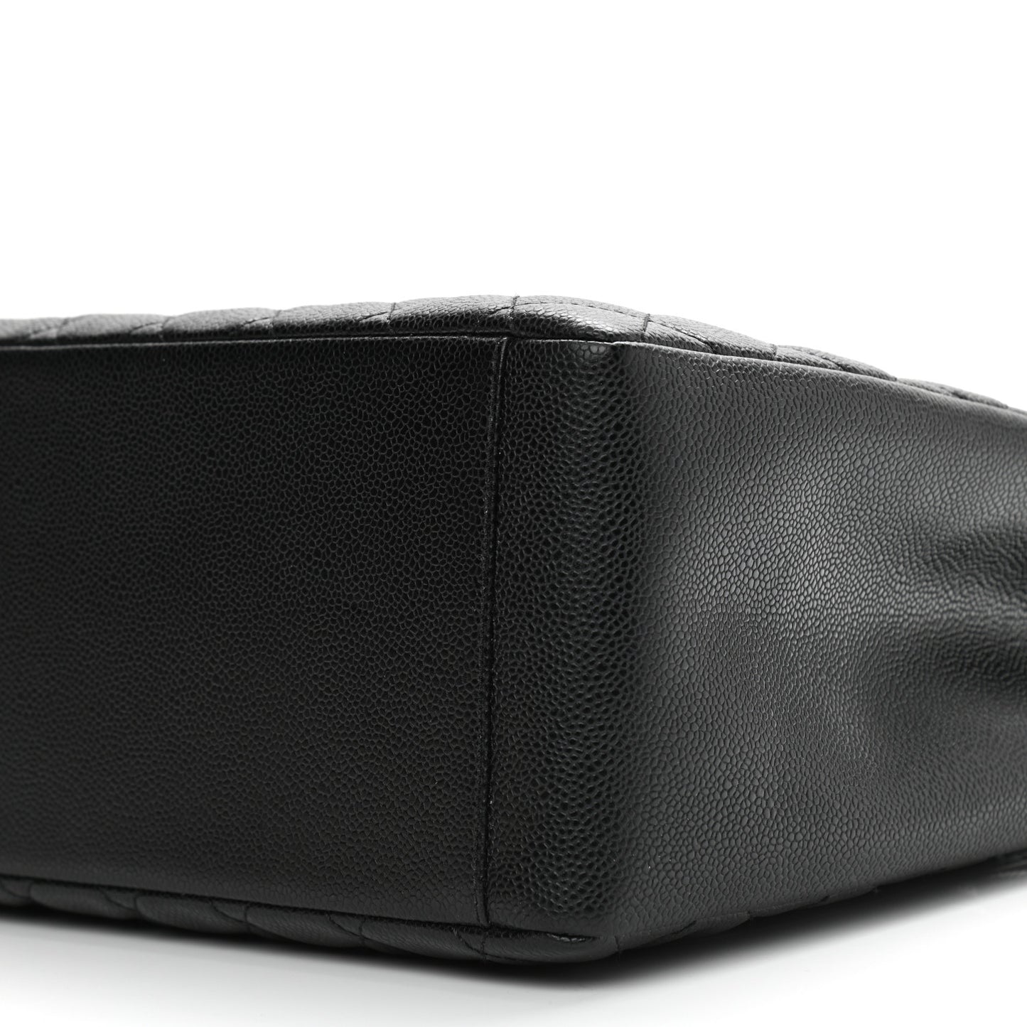 Caviar Quilted Grand Shopping Tote GST Black