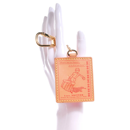 Louis Vuitton Vachetta Groom Key Ring Bag Charm 2 of 6