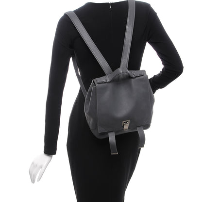 Proenza Schouler Calfskin Small PS Courier Backpack Heather Grey 2 of 9