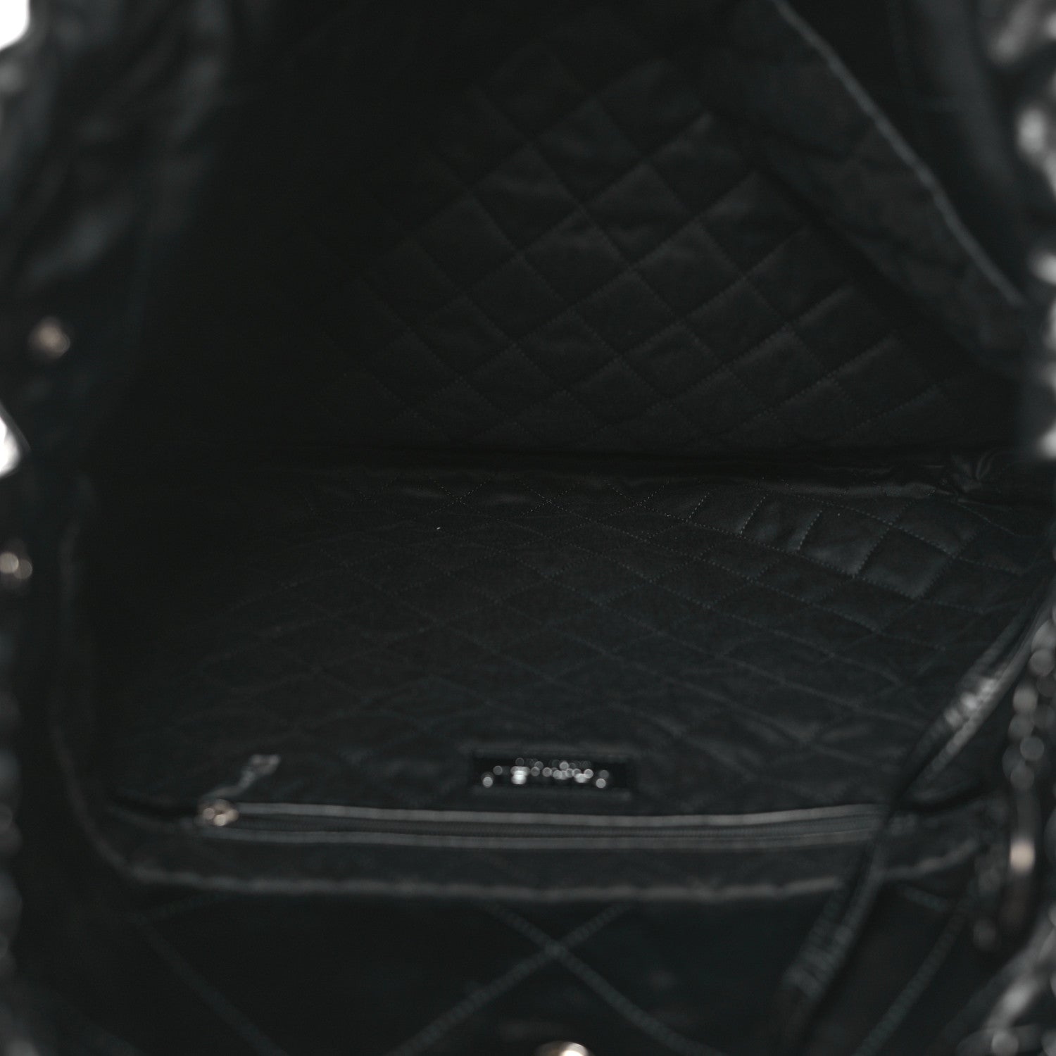 Chanel Shiny Calfskin Quilted Large Chanel 22 So Black 6 of 11