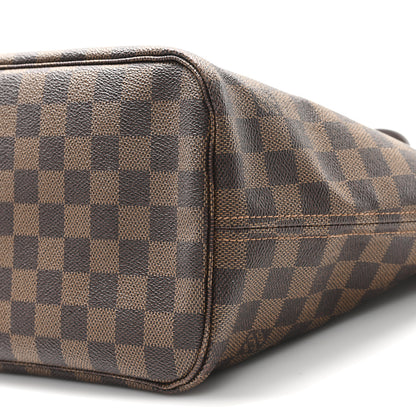 Louis Vuitton Damier Ebene Neo Neverfull MM Rose Ballerine 12 of 12