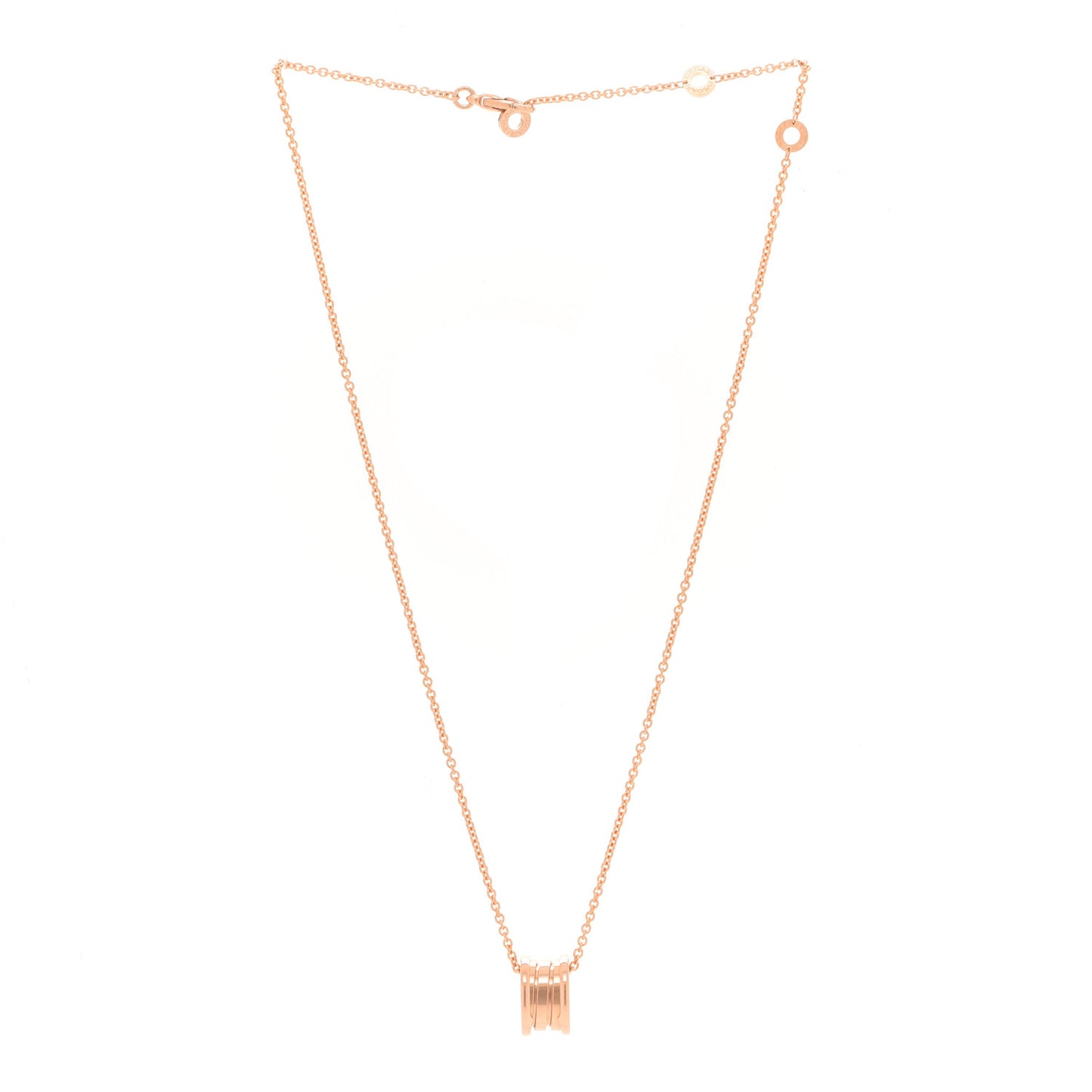 18K Rose Gold B.Zero1 Pendant Necklace