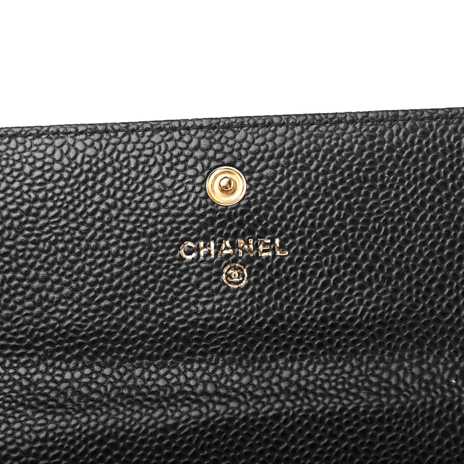 Chanel Caviar Quilted Large Gusset Flap Wallet Black 7 of 7