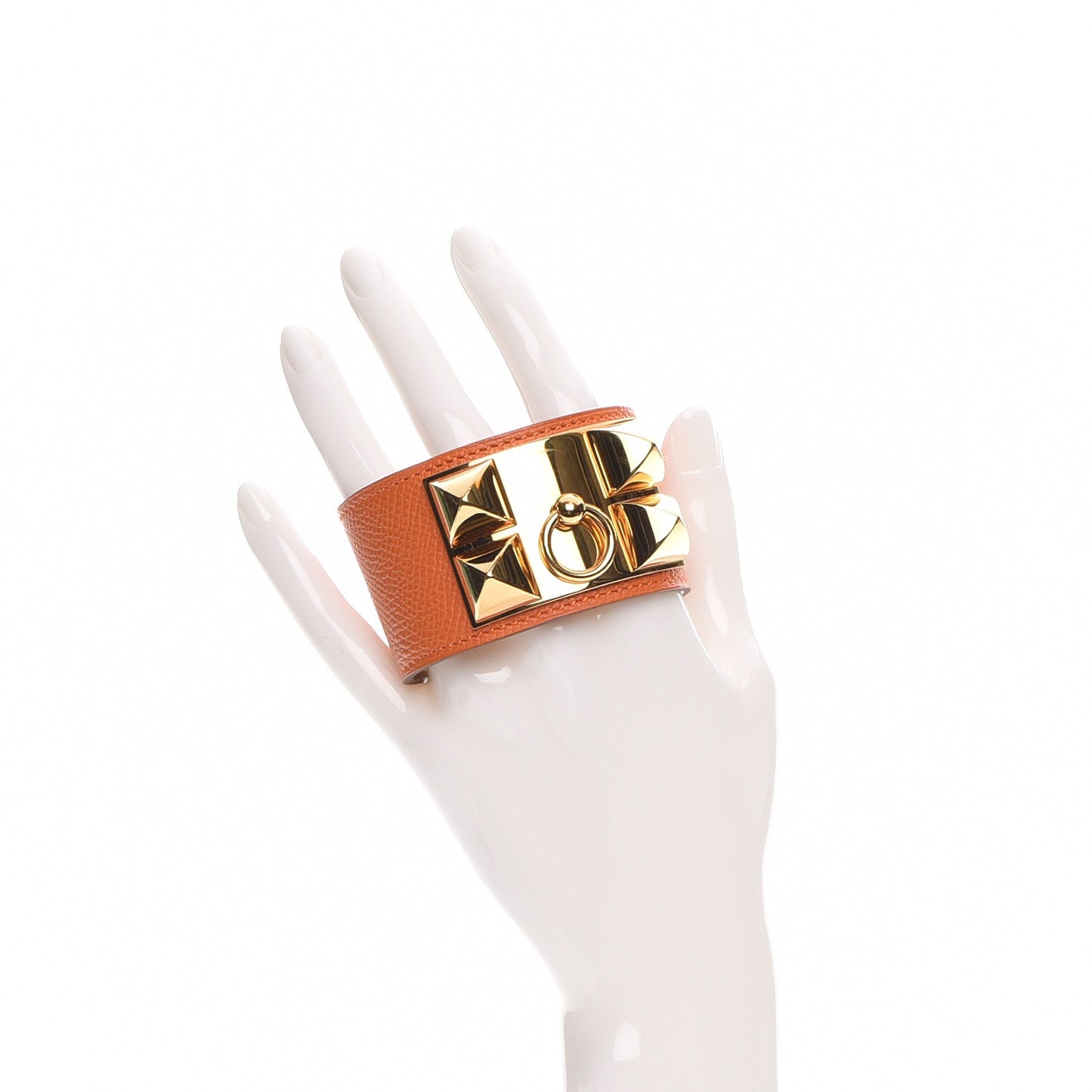 Epsom Collier de Chien CDC Bracelet S Orange