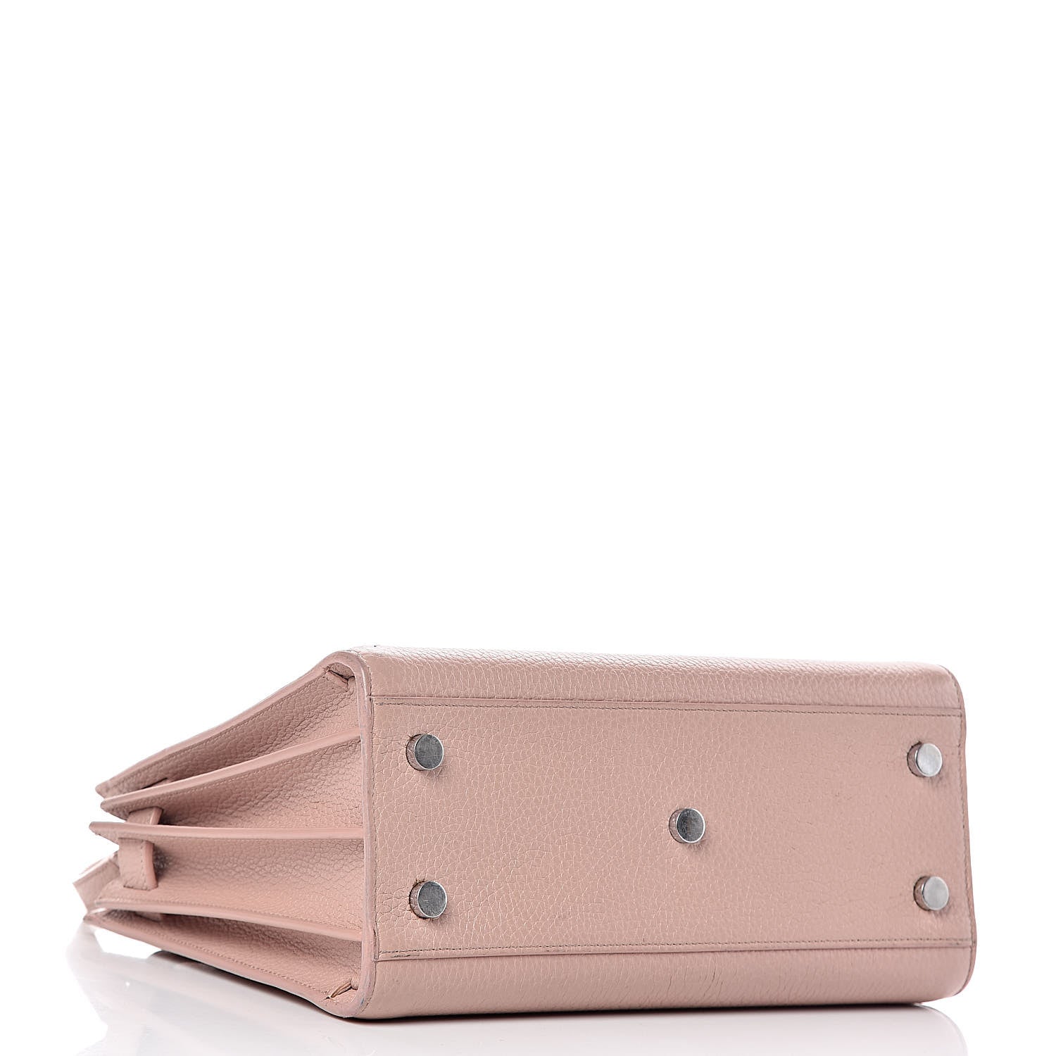 Saint Laurent Grained Calfskin Baby Sac De Jour Antique Rose 4 of 21