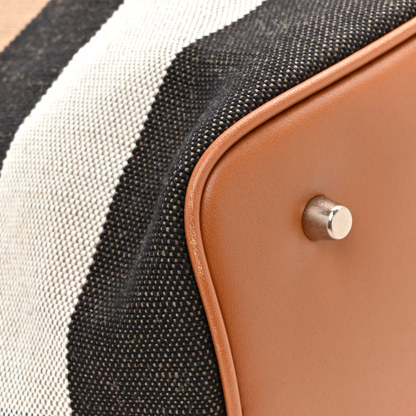 Canvas Mega Check Medium Ashby Hobo Saddle Brown