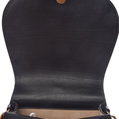Chloe Calfskin Suede Medium Nile Bracelet Bag Black 9 of 12