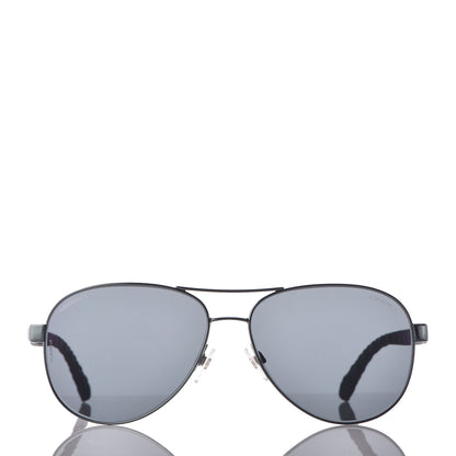 Chanel Pilot Summer Aviator Sunglasses 4204-Q Black 2 of 8