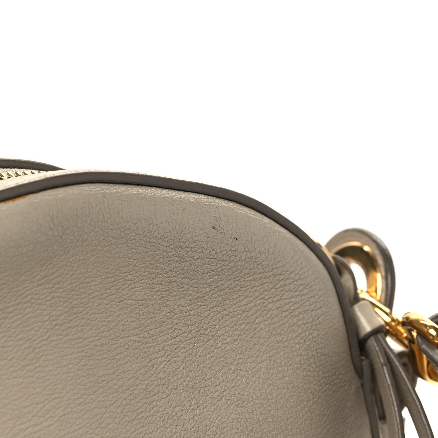 Chloe Smooth Calfskin Little Horses Embroidered Shoulder Bag Pastel Grey 11 of 11