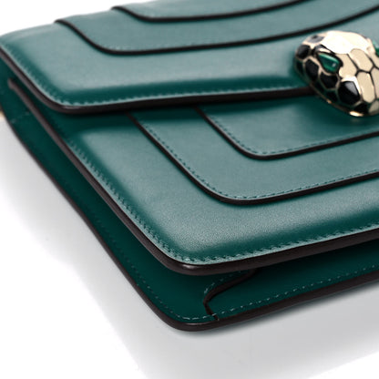 Bulgari Calfskin Serpenti Forever Crossbody Bag Emerald Green 9 of 12
