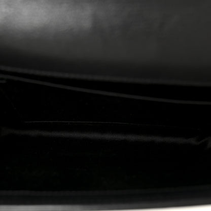 Saint Laurent Calfskin Monogram Large Belle De Jour Clutch Black 5 of 11